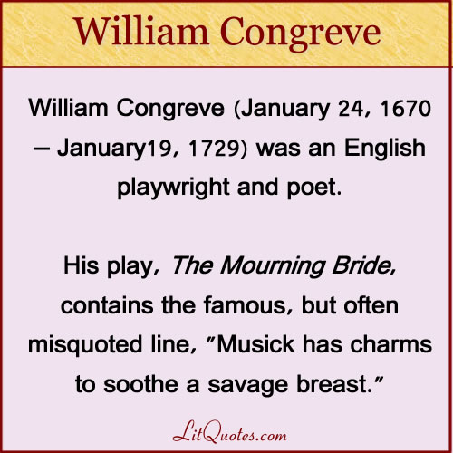 William Congreve