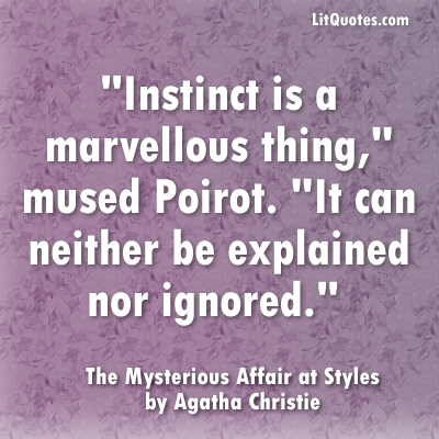 Agayha Christie quote