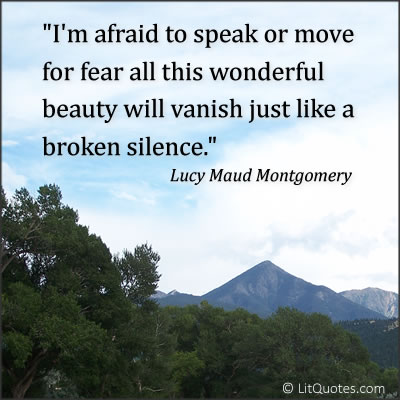 Lucy Maud Montgomery quote