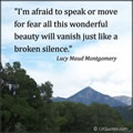 Lucy Maud Montgomery quote