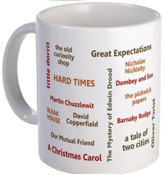 The Novels of Charles Dickens Mug