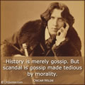 Quote About History by Oscar Wilde