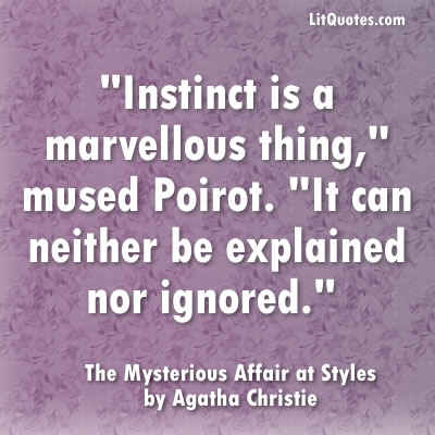 The Mysterious Affair at Styles by Agatha Christie